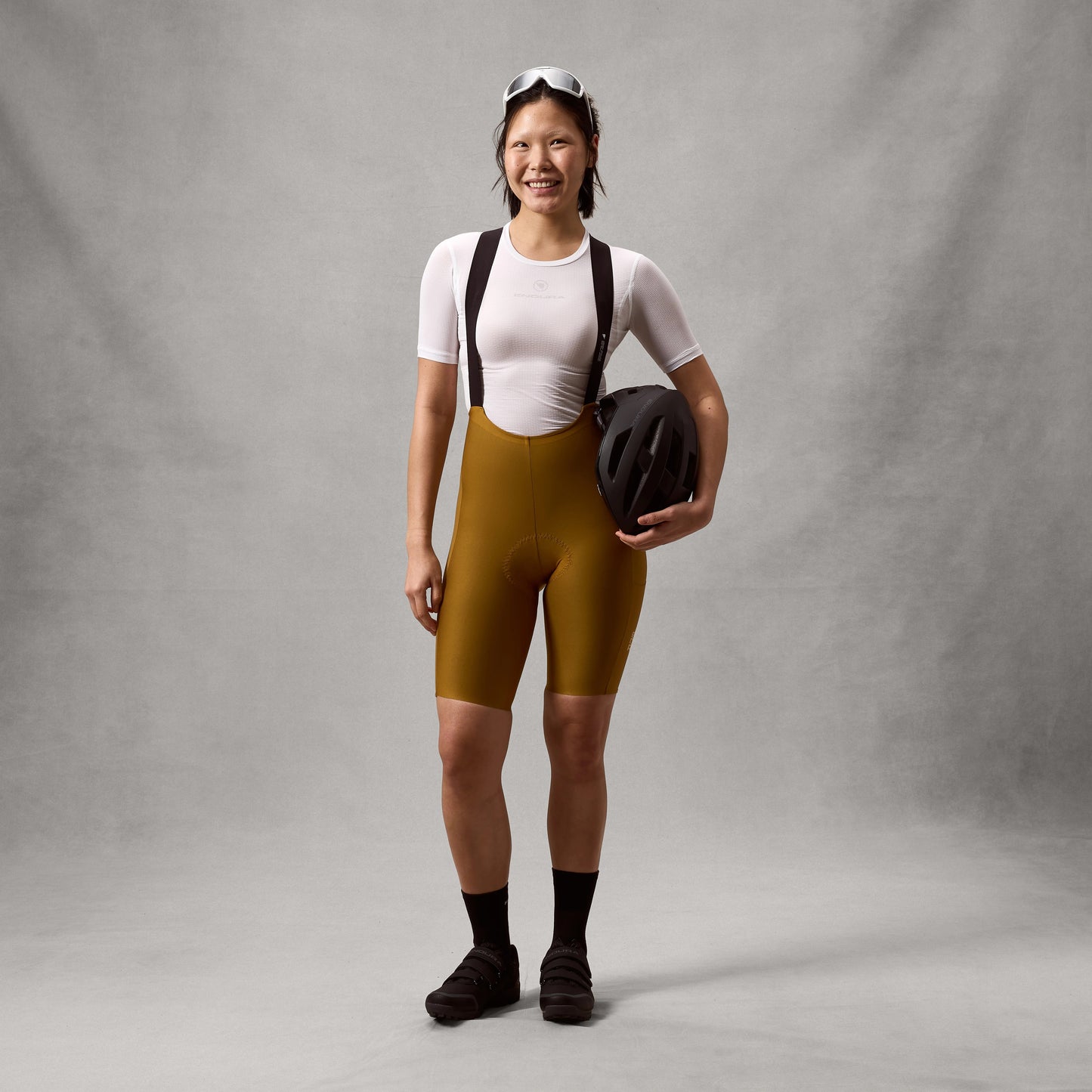 ENDURA ALLTRACK RIDE Women's Bronze Short Bib Shorts