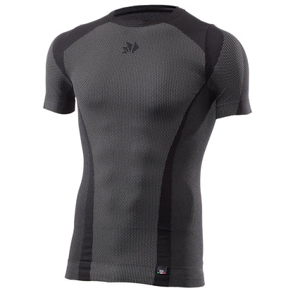 SIXS TS1 V2 Kurzarm-Unterhemd Schwarz Carbon