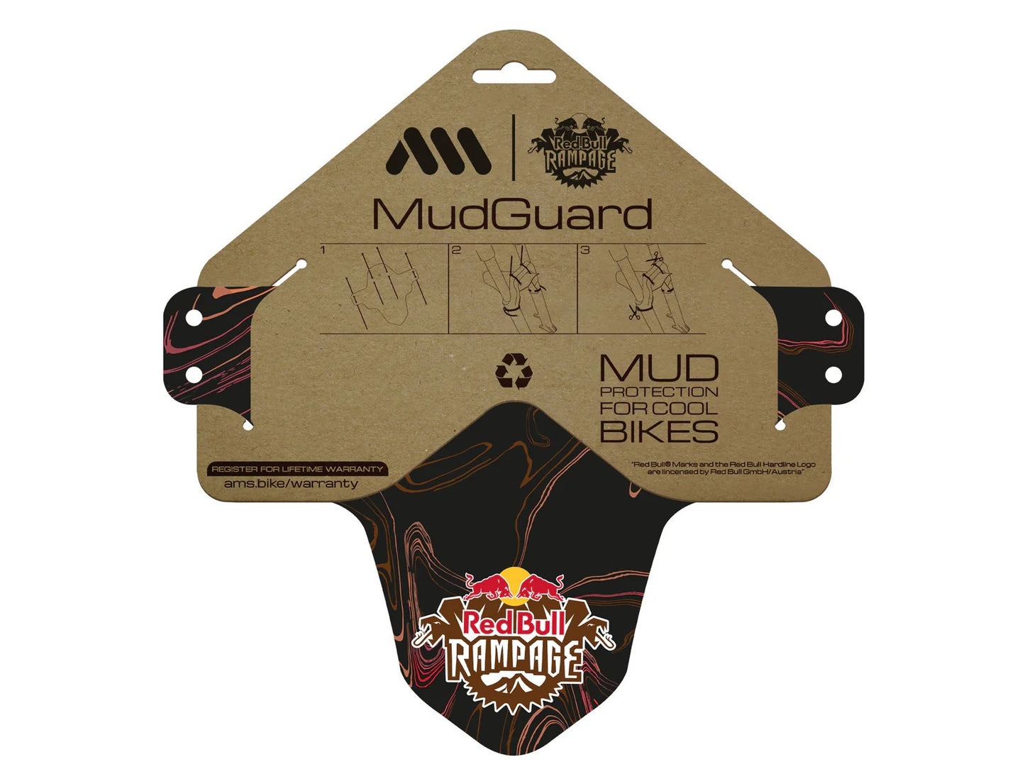 Schutzblech ALL MOUNTAIN STYLE Red Bull Rampage Ridgeline Braun