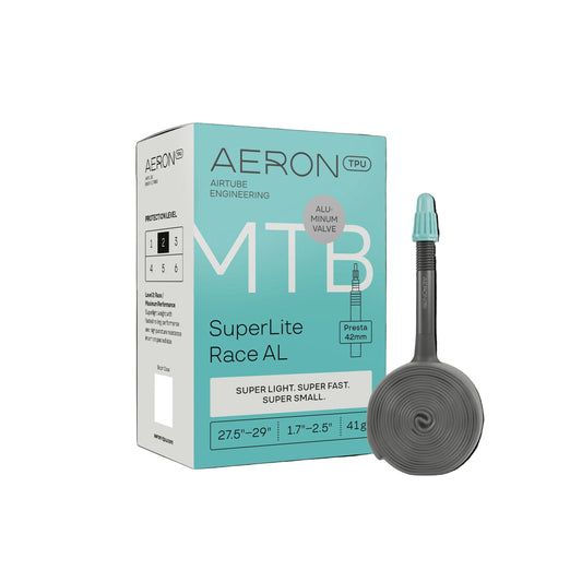 Chambre à Air AERON SuperLite Race Valve Alu MTB 27,5-29"x1,7-2,5"