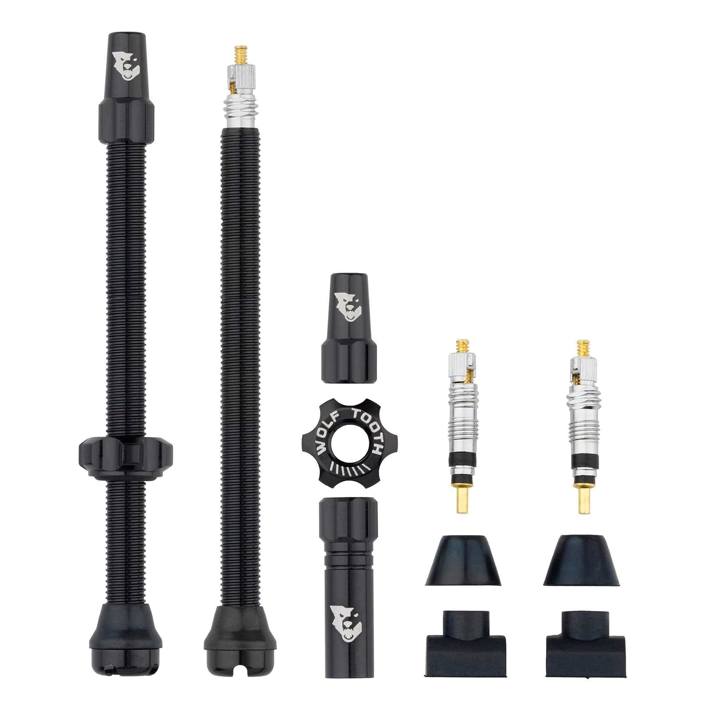 Satz von 2 Tubeless-Ventilen WOLF TOOTH Schwarz