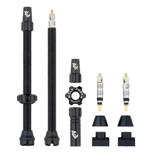 Satz von 2 Tubeless-Ventilen WOLF TOOTH Schwarz