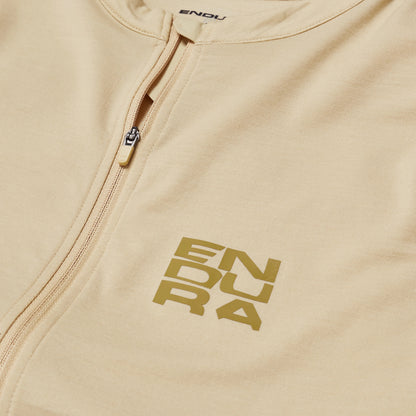 Langarm-Trikot ENDURA ALLTRACK RIDE Sand