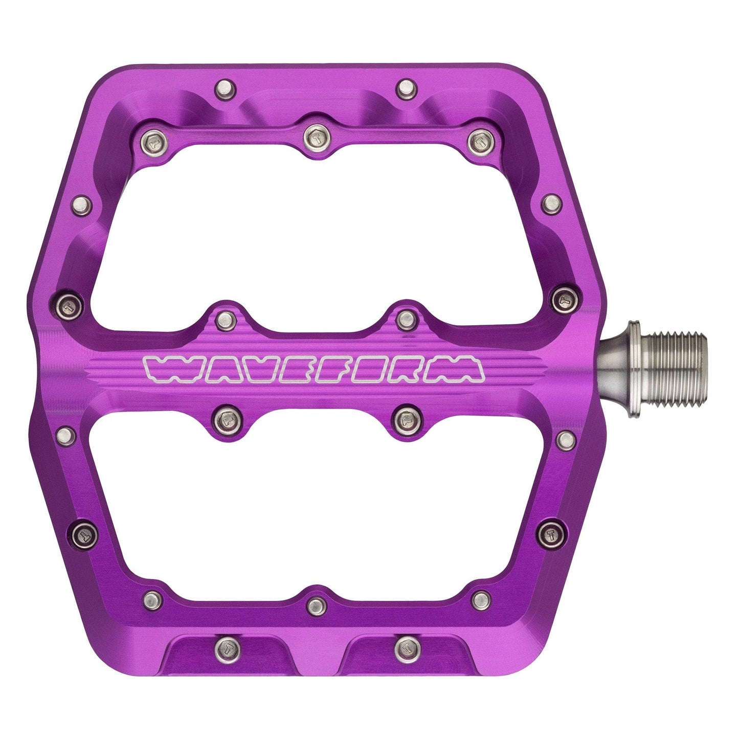 WOLF TOOTH WAVEFORM Flachpedale, groß, violett