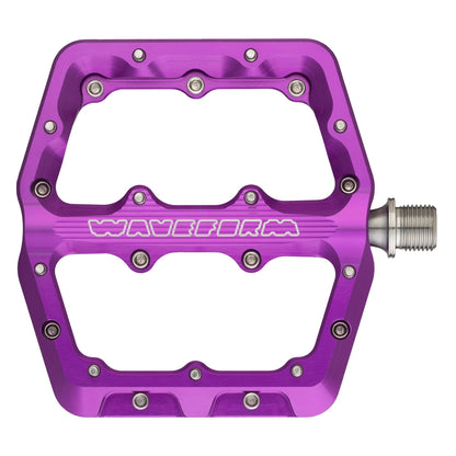 Flat Pedale WOLF TOOTH WAVEFORM Large Violett