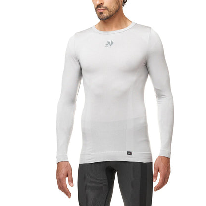 SIXS TS2 V2 Langarm-Unterhemd Siver White