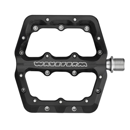 Flat Pedale WOLF TOOTH WAVEFORM Large Schwarz