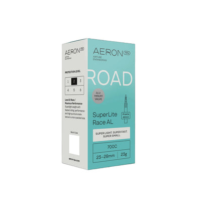 AERON SuperLite Race Alu-Ventil Rennrad-Schlauch 700x23-28mm