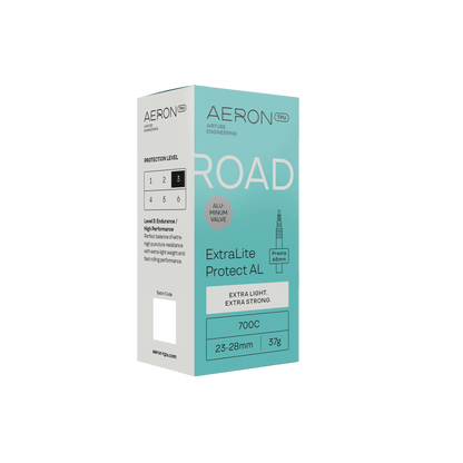 AERON ExtraLite Protect Alu-Ventil Rennrad-Schlauch 700x23-28mm