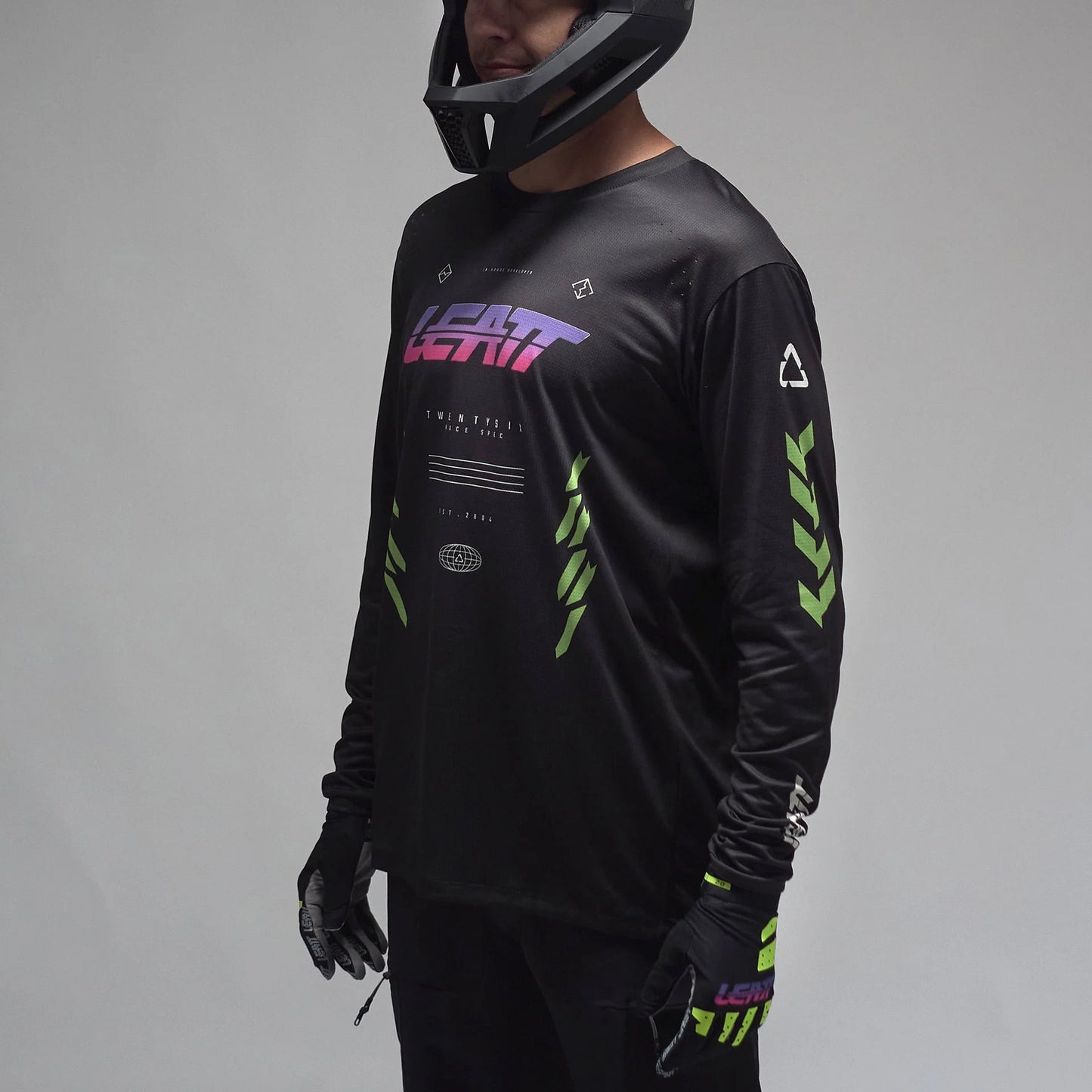 LEATT MTB GRAVITY 4.0 Langarmtrikot Schwarz/Violett