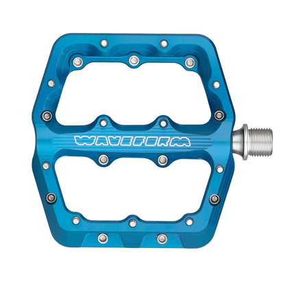 Flat-Pedale WOLF TOOTH WAVEFORM Large Blau