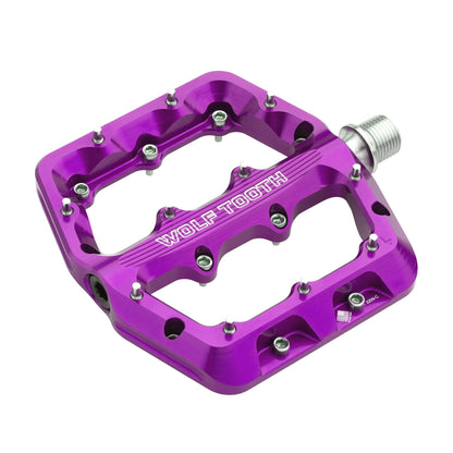 Flat Pedale WOLF TOOTH WAVEFORM Large Violett