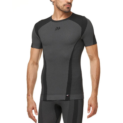 SIXS TS1 V2 Kurzarm-Unterhemd Schwarz Carbon
