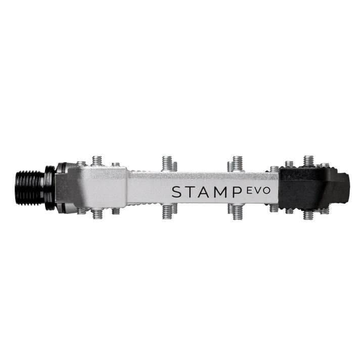 CRANKBROTHERS STAMP EVO Flat Pedale Large Silber
