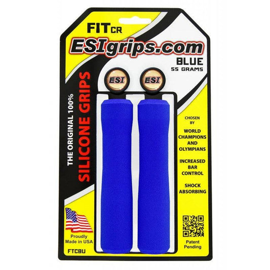 ESI FIT CR Grips (CHUNKY/RACER'S EDGE COMBO) 130 mm Blau