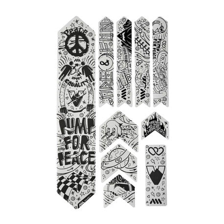 ALL MOUNTAIN STYLE EXTRA Pump for Peace Rahmen-Klebeschutz Schwarz