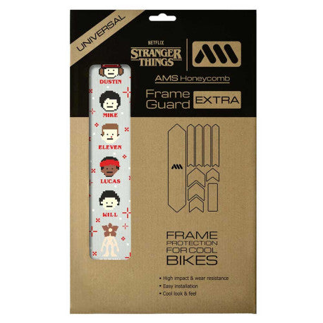 ALL MOUNTAIN STYLE EXTRA Stranger Things 8bit Transparent Klebeschutz für Rahmen