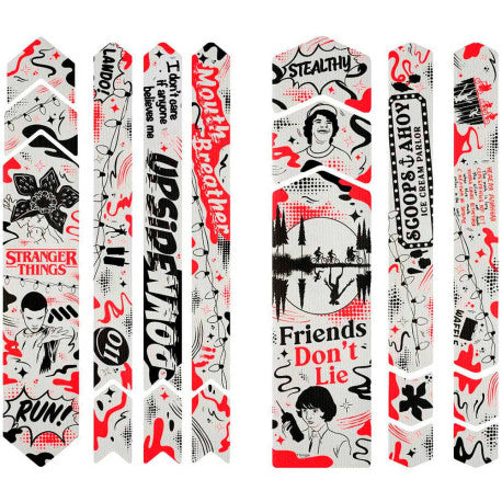 ALL MOUNTAIN STYLE FULL Stranger Things UpsideDown Klebeschutz für Rahmen Schwarz