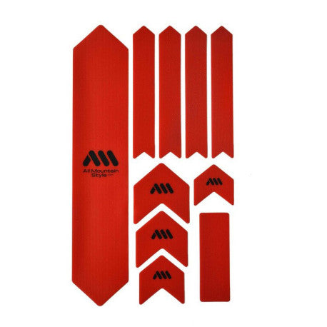 Klebeschutz für ALL MOUNTAIN STYLE EXTRA Rahmen Rot