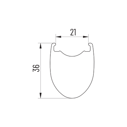 Laufradsatz MICHE KLEOS 36 DISC Tubeless Ready (Center Lock)