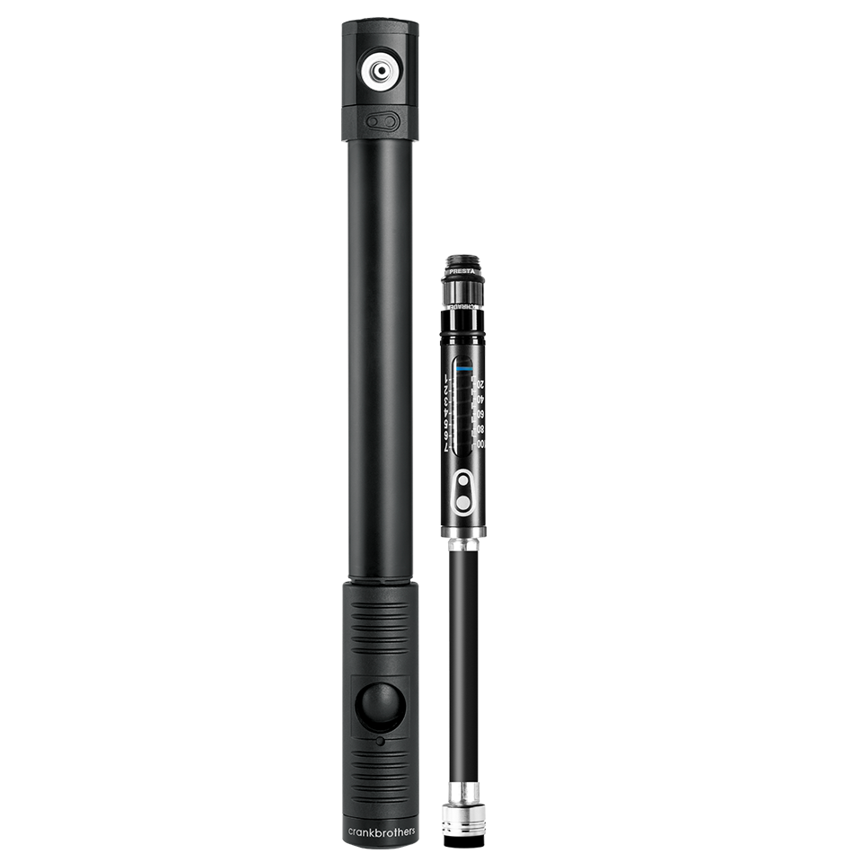 Pompe à Main CRANKBROTHERS KLIC HP Manomètre Midnight Edition