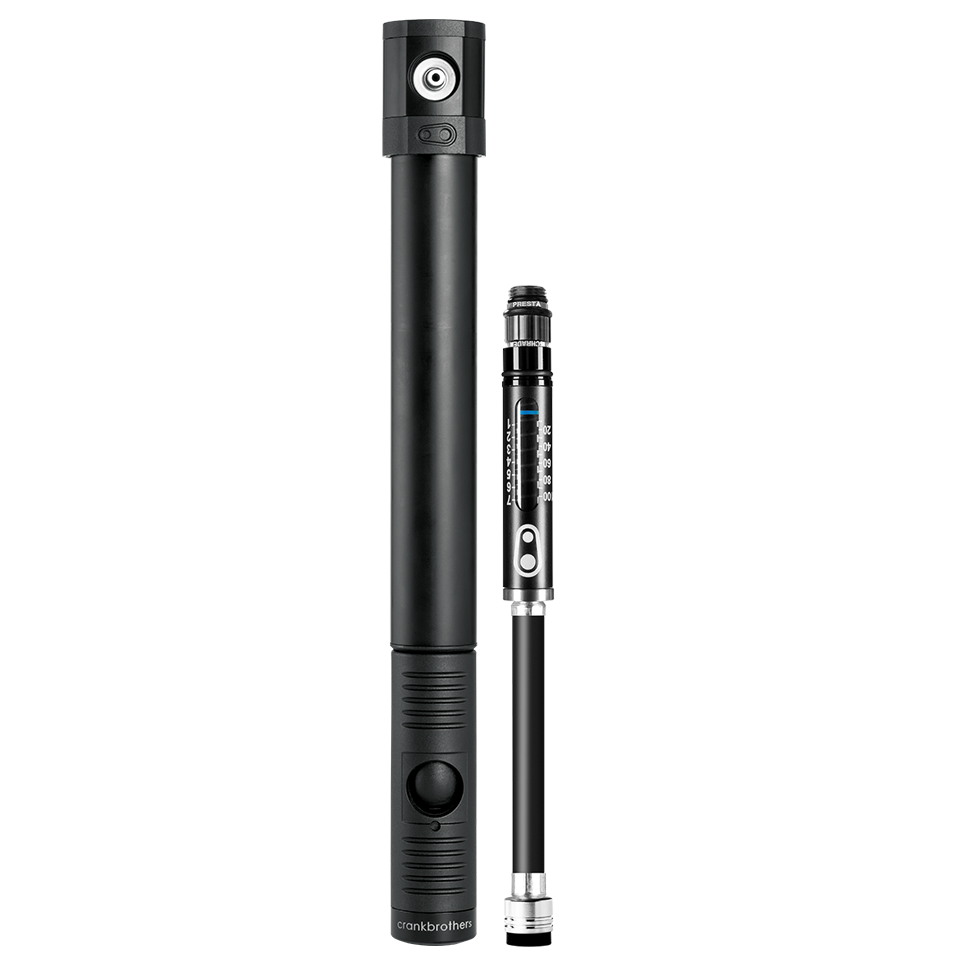 Pompe à Main CRANKBROTHERS KLIC HV Manomètre Midnight Edition