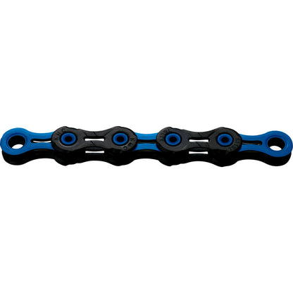 11-Gang-Kette KMC DLC11 Waxed Schwarz/Blau Gewachst