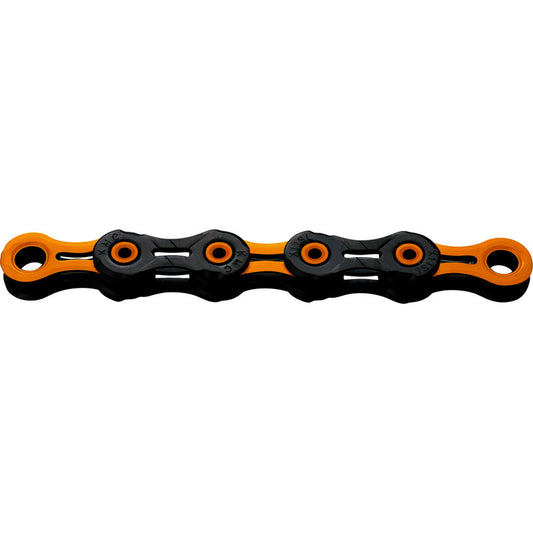 Kette 11V KMC DLC11 Waxed Schwarz/Orange Gewachst