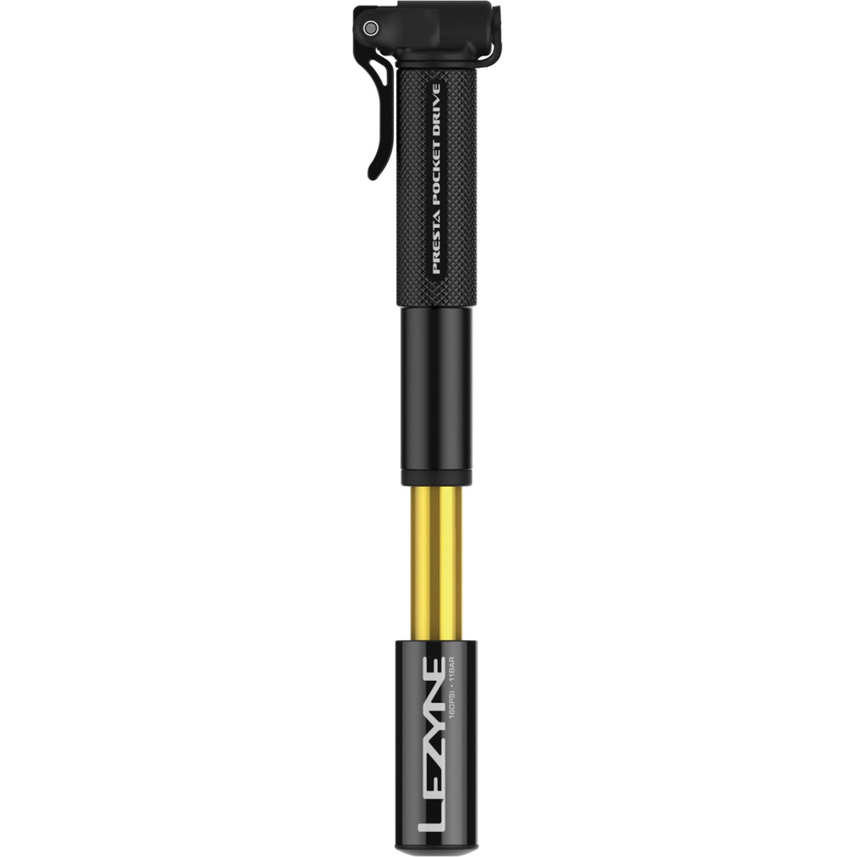LEZYNE PRESTA POCKET DRIVE Handpumpe Schwarz