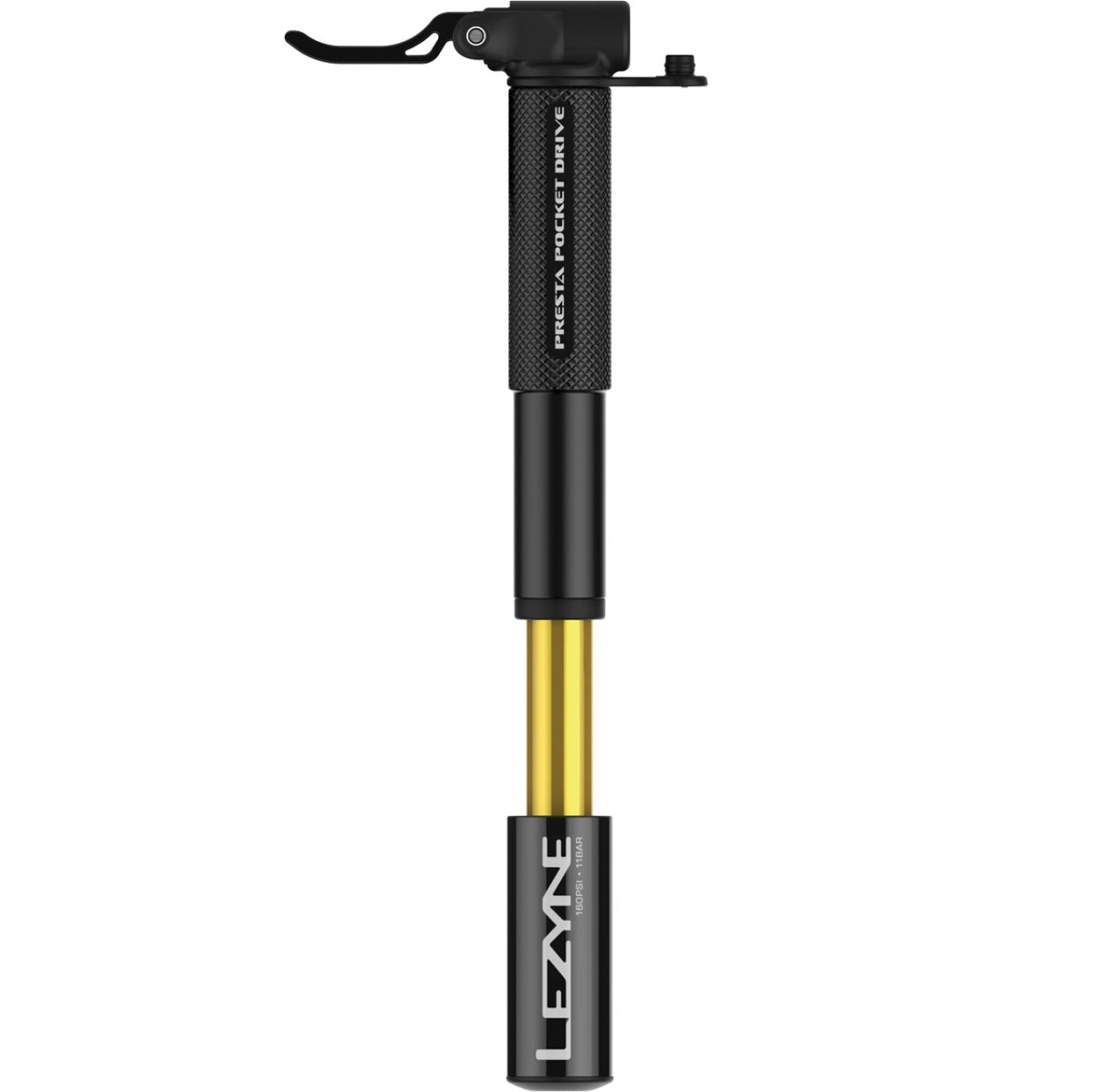 LEZYNE PRESTA POCKET DRIVE Handpumpe Schwarz