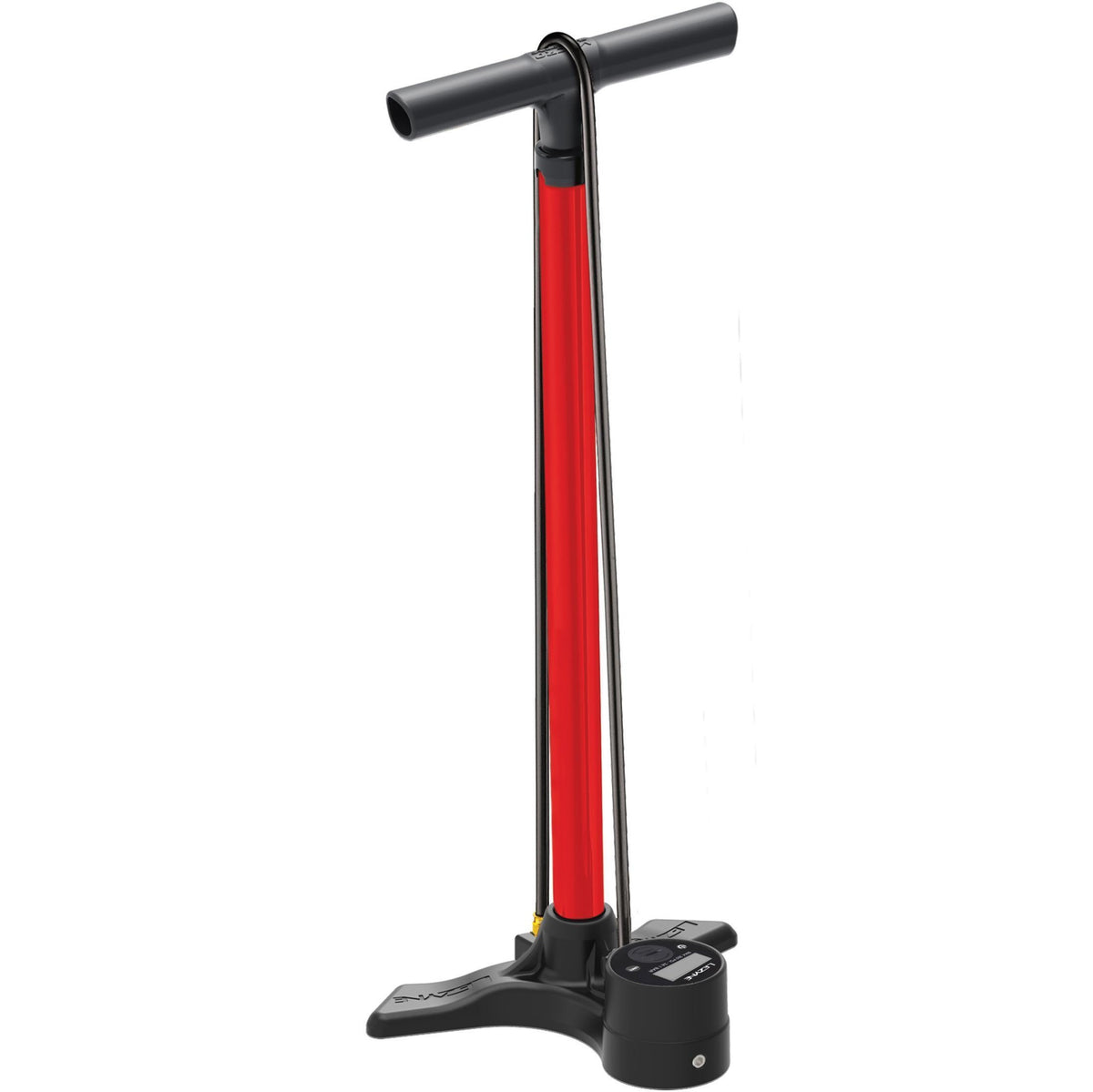 LEZYNE MACRO FLOOR DRIVE DIGITAL HP Standpumpe Rot