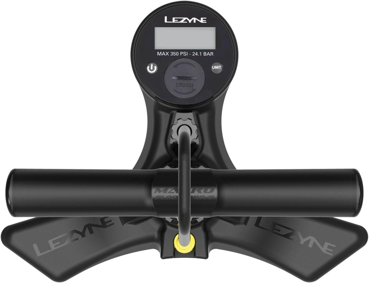LEZYNE MACRO FLOOR DRIVE DIGITAL HP Standpumpe Rot