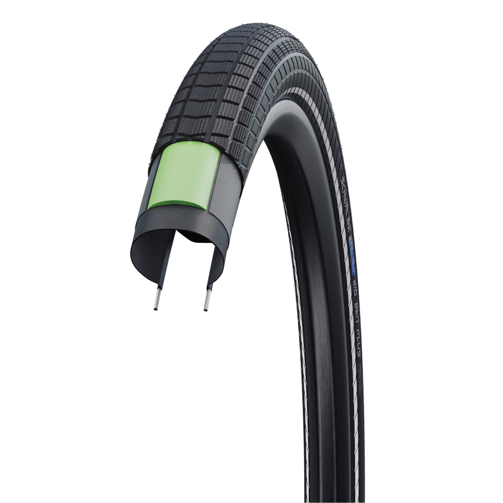 Reifen SCHWALBE BIG BEN PLUS 27.5x2.15 ADDIX DD GreenGuard Tubeless Ready Starr