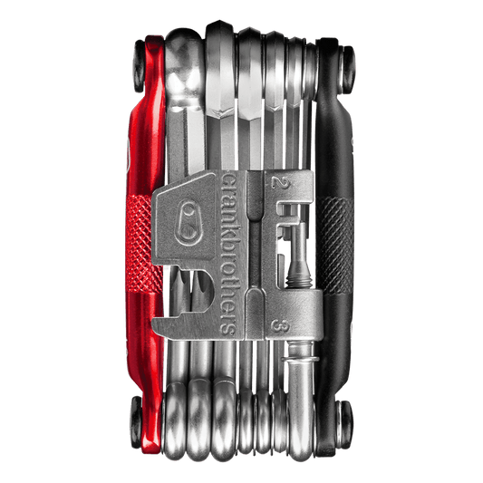 CRANKBROTHERS MULTI-19 Multitool in Schwarz/Rot