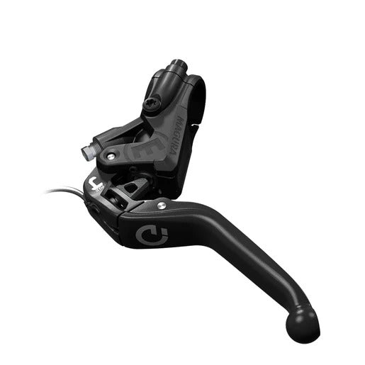 Kompletter MAGURA MT4e Bremshebel mit Öffnerkontakt aus Aluminium, 3-Finger-Hebel mit Kugelende