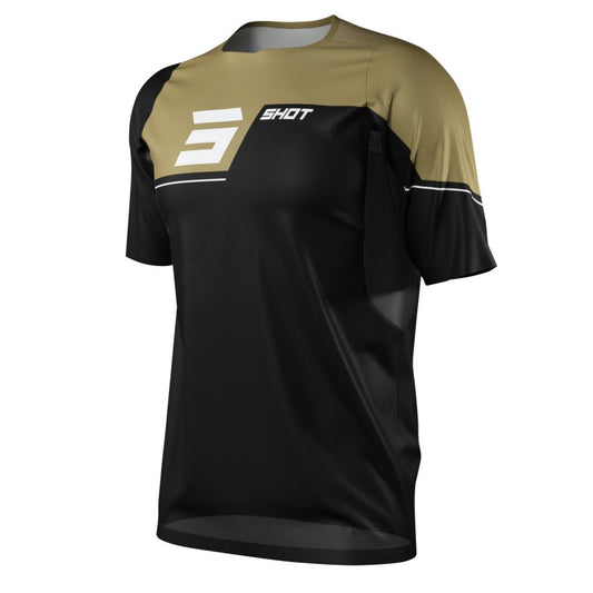 T-Shirt SHOT Rogue Revolt Schwarz/Gold