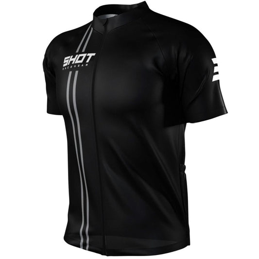 Maillot Manches Courtes SHOT Unlimited Zip Noir