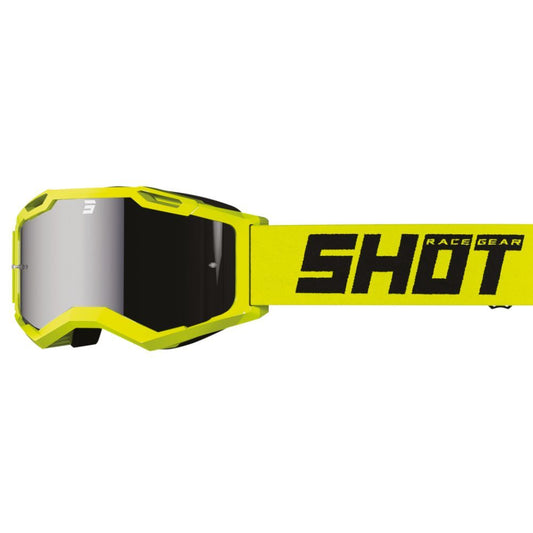 Shot Assault 2.0 Solid Iridium Neon Yellow Glossy Goggle