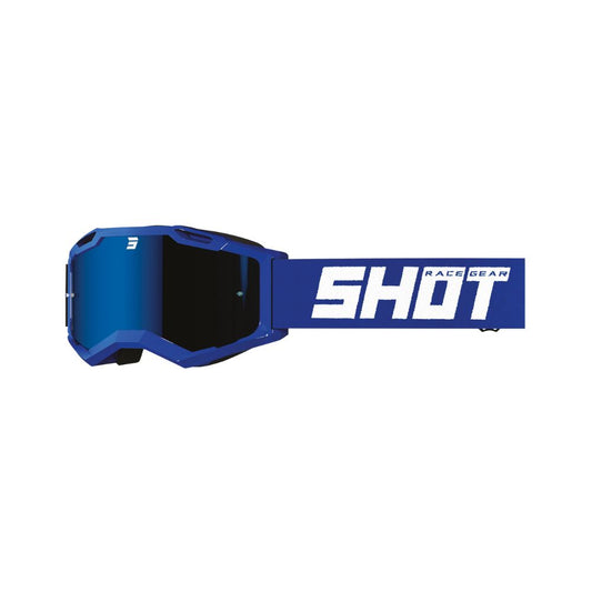 Brille Shot Assault 2.0 Solid Irridium Blue Reflex Glänzend