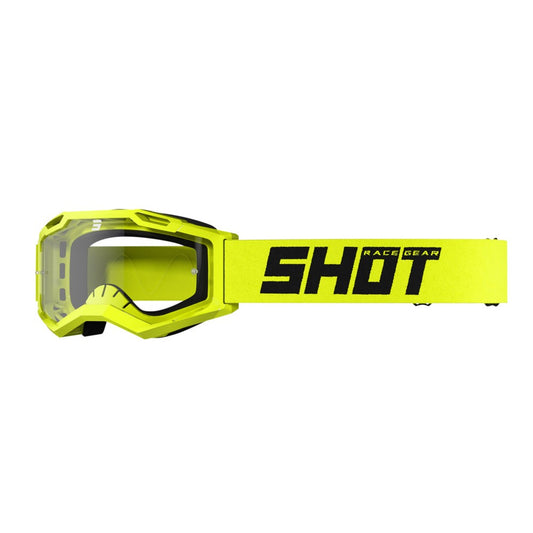 Brille Shot Assault 2.0 Solid Neongelb Glänzend