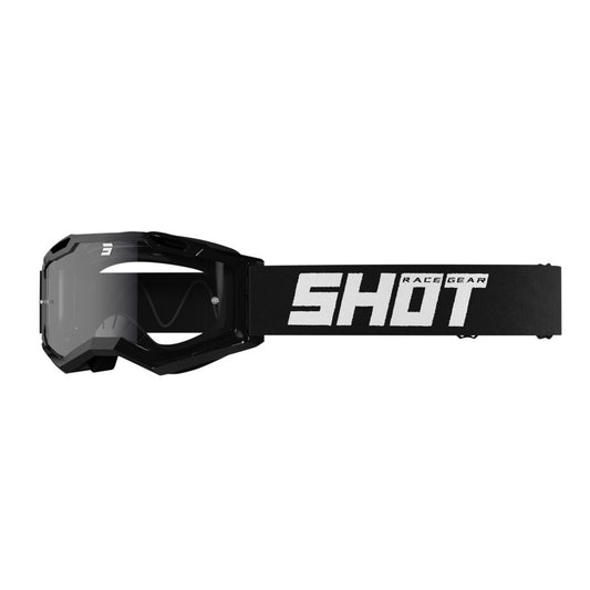 Goggle Shot Assault 2.0 Solid Glänzend Schwarz