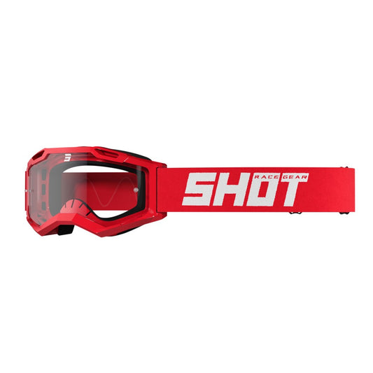 Shot Assault 2.0 Solid Goggle Glänzend Rot
