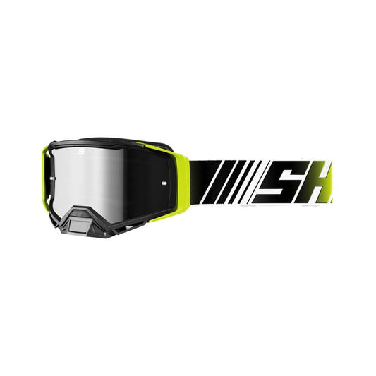 Goggle Shot Core Stripe Neon Yellow Glossy