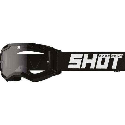SHOT Rocket Kid 2.0 Solid Schutzbrille Schwarz glänzend