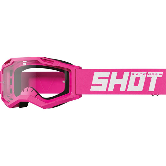 Shot Rocket Kid 2.0 Solid Neon Pink Glossy Goggle