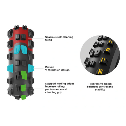 Reifen VITTORIA MAZZA TRAIL 27.5x2.60 4C Graphene 2.0 Tubeless Ready Faltbar Schwarz