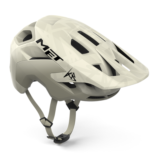 MTB-Helm MET REVO MIPS KILIAN BRON LIMITED EDITION Ecru/Gris
