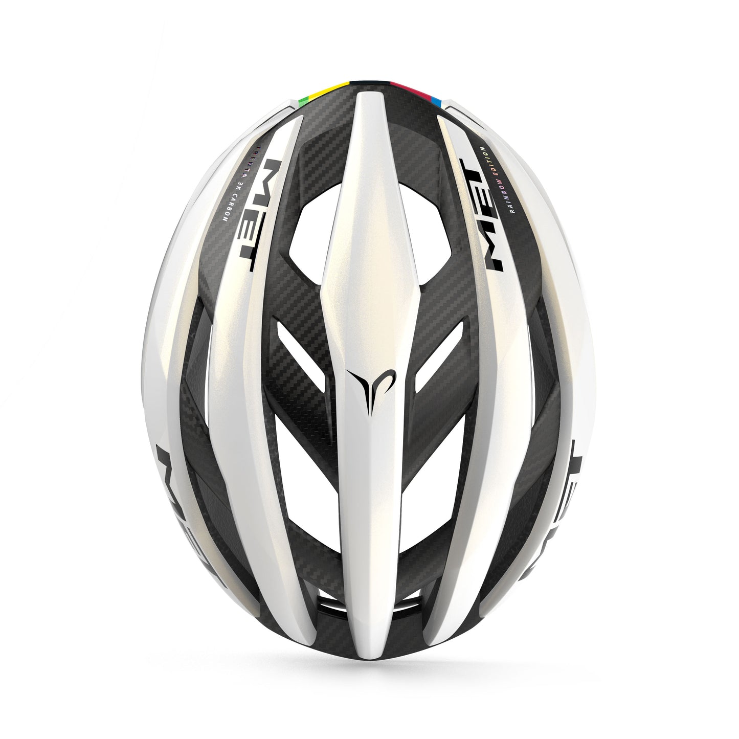 Helm MET TRENTA 3K CARBON LIMITED WORD CHAMPION 2026 Weiß