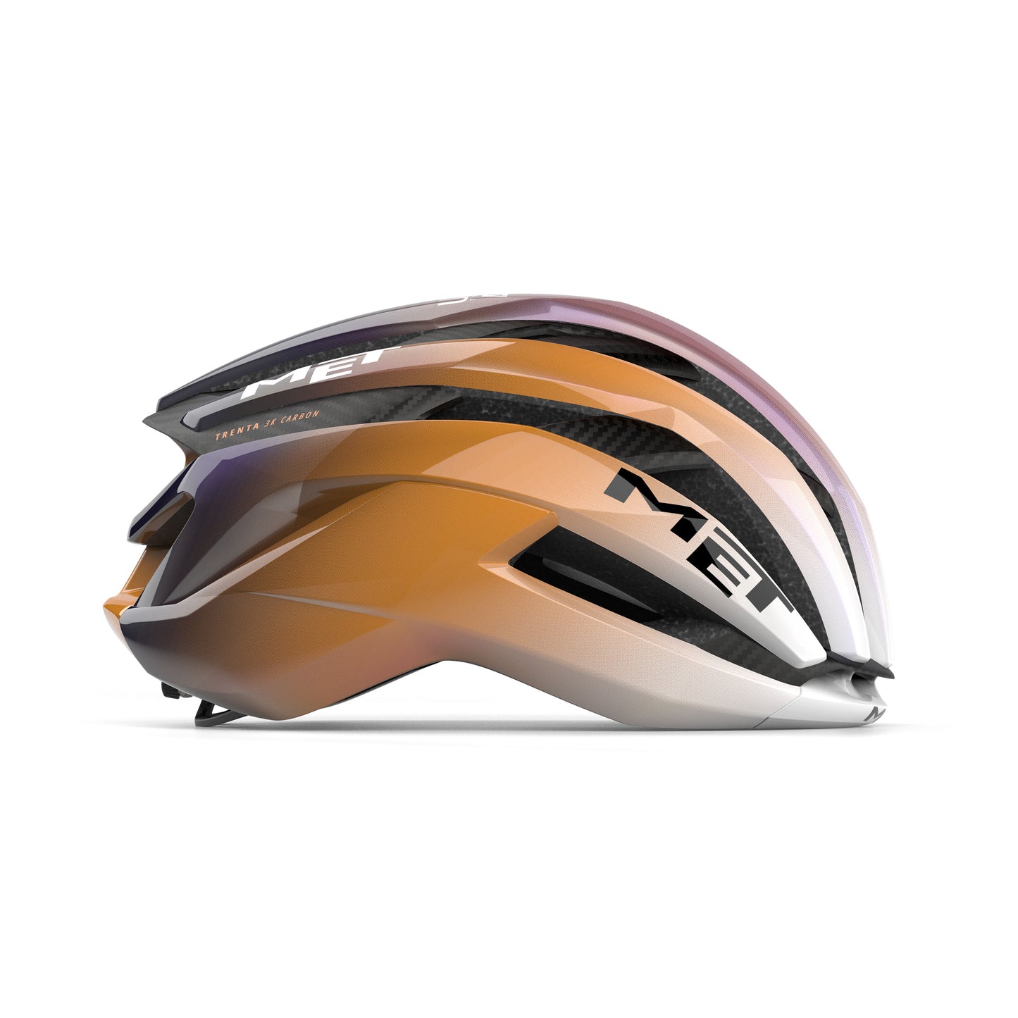 Helm MET TRENTA 3K CARBON UAE TEAM ADQ 2026 Violett/Orange