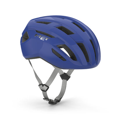 Rennradhelm MET VINCI MIPS Luminous Blau glänzend